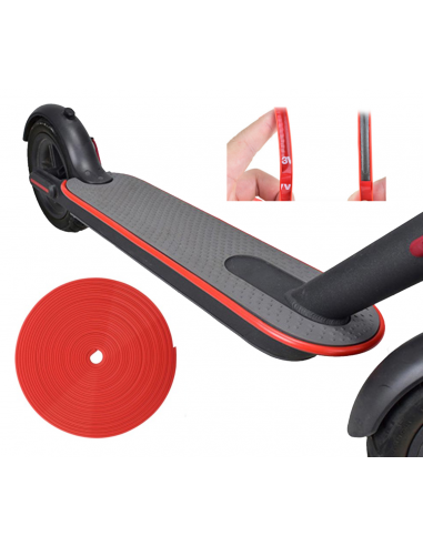 Red matte bumper for Xiaomi Scooters