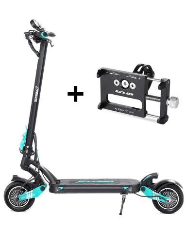 Vsett 9 45 km/h electric scooter + GUB G85 phone holder