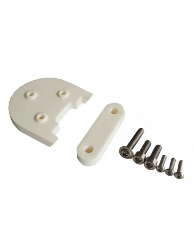 Spacers + screws set for 10" conversion for Xiaomi Scooters (white)
