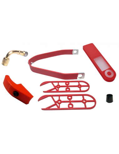 MUST HAVE set of accessories for Xiaomi M365 / M365 Pro (red)