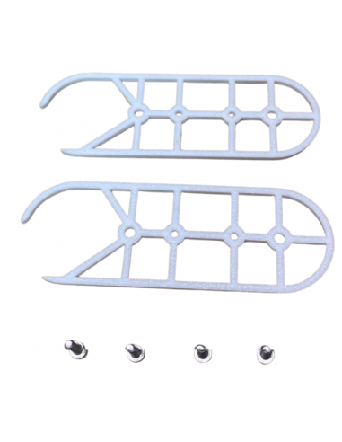 Spacers for Ninebot Max/ Motus Scooty 10 rear fender support (white)
