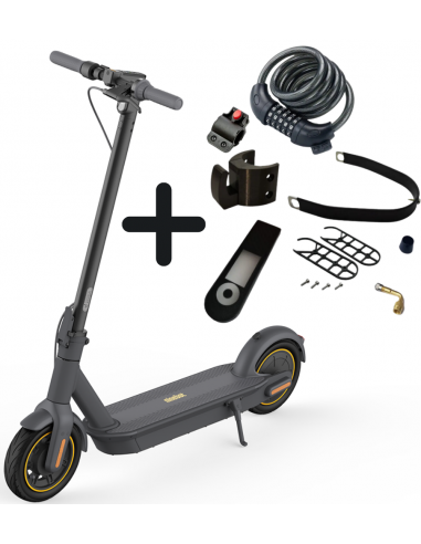 Ninebot Max G30 30 km/h electric scooter (2nd gen.)+ MUST HAVE set of accessories